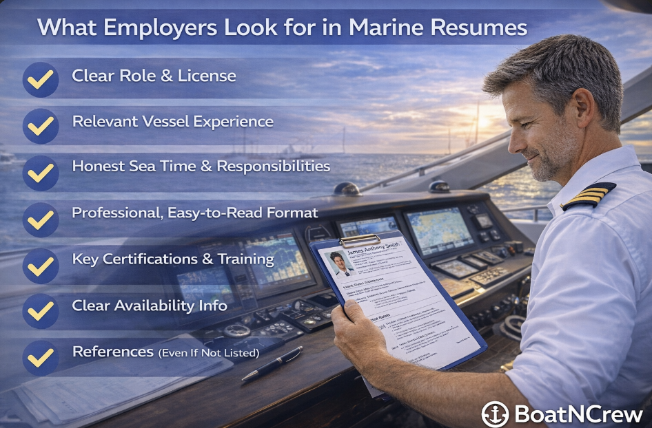 What Employers Look for in Marine Resumes