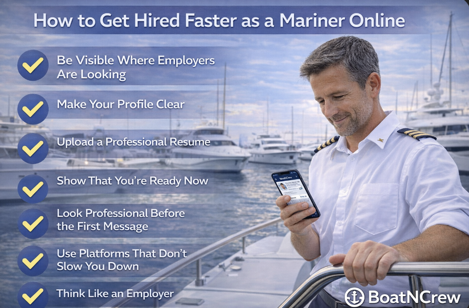 How to Get Hired Faster as a Mariner Online